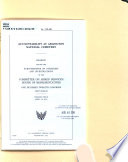 Accountability at Arlington National Cemetery : hearing before the Subcommittee on Oversight and Investigations of the Committee on Armed Services, House of Representatives, One Hundred Twelfth Congress, first session, hearing held April 14, 2011.