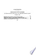 U.S. national security implications of the 1999 NATO strategic concept : hearing before the Committee on Armed Services, United States Senate, One Hundred Sixth Congress, first session, October 28, 1999.