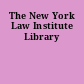 The New York Law Institute Library