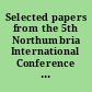 Selected papers from the 5th Northumbria International Conference on Performance Measurement in Libraries and Information Services.