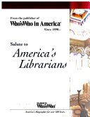 Salute to America's librarians /