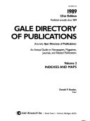Gale directory of publications /