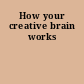 How your creative brain works