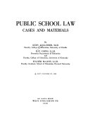 Public school law : cases and materials /