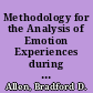 Methodology for the Analysis of Emotion Experiences during Mathematical Problem Solving