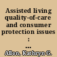 Assisted living quality-of-care and consumer protection issues : statement of Kathryn G. Allen, Associate Director, Health Financing and Public Health Issues, Health, Education, and Human Services Division, before the Special Committee on Aging, U.S. Senate /