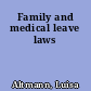 Family and medical leave laws