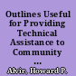 Outlines Useful for Providing Technical Assistance to Community Education Programs