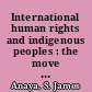 International human rights and indigenous peoples : the move toward the multicultural state /