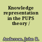Knowledge representation in the PUPS theory /