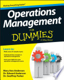 Operations Management For Dummies.