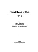 Foundations of Thai /