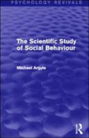 The scientific study of social behaviour /