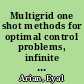 Multigrid one shot methods for optimal control problems, infinite dimensional control