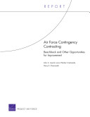 Air Force contingency contracting : reachback and other opportunities for improvement /