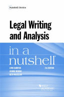 Legal writing and analysis in a nutshell /