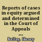 Reports of cases in equity argued and determined in the Court of Appeals of South Carolina