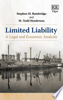 Limited liability a legal and economic analysis /