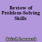 Review of Problem-Solving Skills
