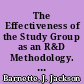 The Effectiveness of the Study Group as an R&D Methodology. Occasional Paper No. 024