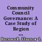 Community Council Governance: A Case Study of Region One, Detroit Public Schools. A Final Report Volume II, September 15, 1978 through September 14, 1979. A Monograph /