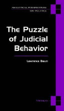 The puzzle of judicial behavior /