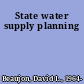 State water supply planning
