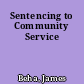 Sentencing to Community Service