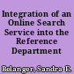 Integration of an Online Search Service into the Reference Department