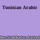 Tunisian Arabic