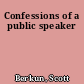 Confessions of a public speaker