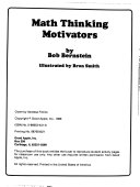 Math Thinking Motivators. A Good Apple Math Activity Book for Grades 2-7