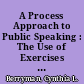 A Process Approach to Public Speaking : The Use of Exercises and Games /