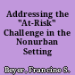 Addressing the "At-Risk" Challenge in the Nonurban Setting