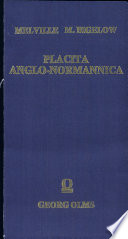 Placita Anglo-Normannica law cases from William I to Richard I, preserved in historical records /