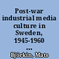 Post-war industrial media culture in Sweden, 1945-1960 : new faces, new values /