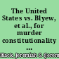 The United States vs. Blyew, et al., for murder constitutionality of the civil rights bill /