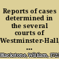 Reports of cases determined in the several courts of Westminster-Hall, from 1746 to 1779