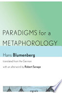 Paradigms for a metaphorology /