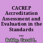 CACREP Accreditation Assessment and Evaluation in the Standards and Process /