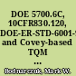 DOE 5700.6C, 10CFR830.120, DOE-ER-STD-6001-92, and Covey-based TQM : a historical perspective on current issues in research environments /