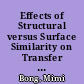 Effects of Structural versus Surface Similarity on Transfer of Motivation