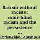 Racism without racists : color-blind racism and the persistence of racial inequality in America /