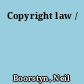 Copyright law /