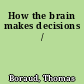How the brain makes decisions /