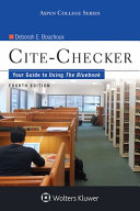 Cite-checker : your guide to using The Bluebook /