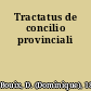 Tractatus de concilio provinciali