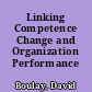 Linking Competence Change and Organization Performance