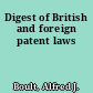 Digest of British and foreign patent laws