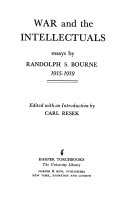 War and the intellectuals : essays, 1915-1919 /